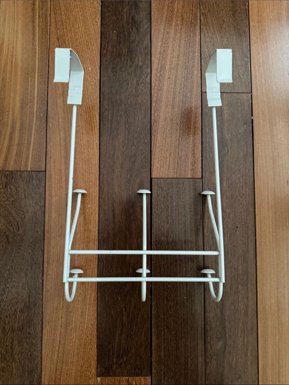 Target White Over-the-Door 5-Hook Organizer Rack